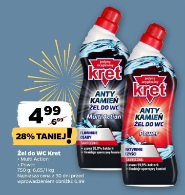 Żel do WC power promocja w Netto