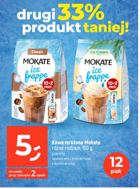 Kawa mrozona ice frappe Mokate promocja