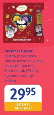 Zestaw prezentowy Herzenswärmer Dresdner Essenz promocja w Drogerie DM