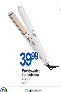 Prostownica do w艂osow ad2317 Adler promocja