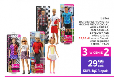 Lalka piłkarz ken Barbie promocja