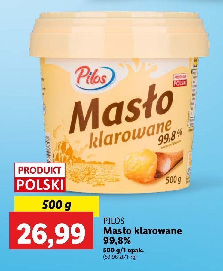 Masło klarowane Pilos promocja