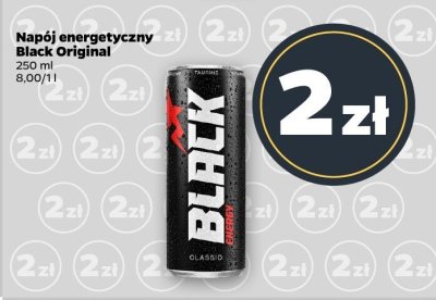 Napój energetyczny Black Original 250 ml promocja w Netto