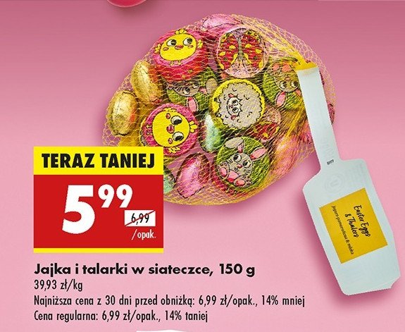 Jajka i talarki w siateczce promocja