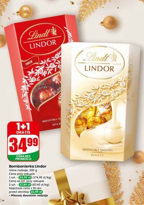 Bombonierka Lindor Milk promocja w Dino