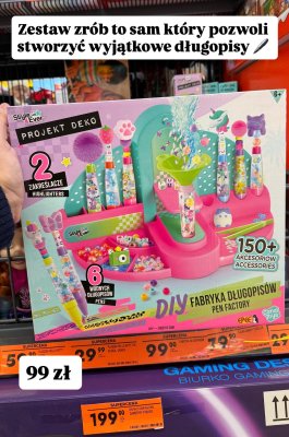 Zestaw kreatywny Style 4 Ever Projekt Deko DIY Fabryka Długopisów promocja w Biedronka