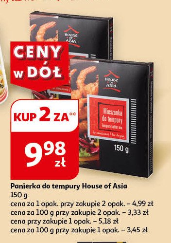 Mieszanka do tempury House of asia promocja