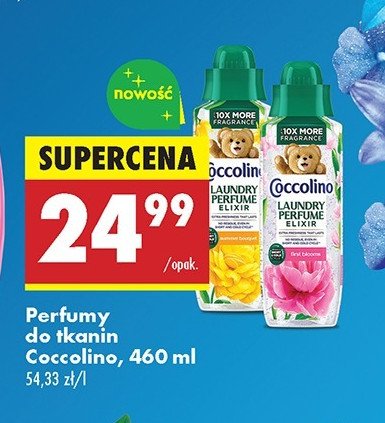 Perfumy do prania r贸偶a Coccolino laundry perfume elixir promocja w Biedronka