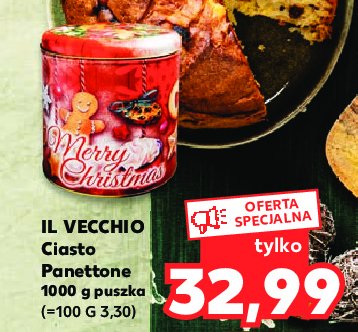 Ciasto panettone Il vecchio forno promocja
