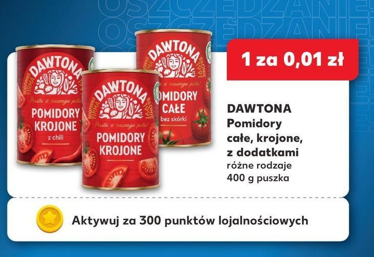 Pomidory krojone z chilli Dawtona promocja