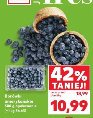 Borówki amerykańskie 300 g promocja w Kaufland