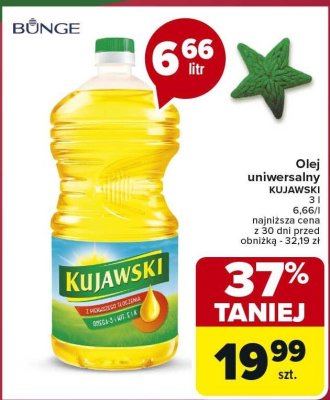 Olej uniwersalny KUJAWSKI promocja w Carrefour