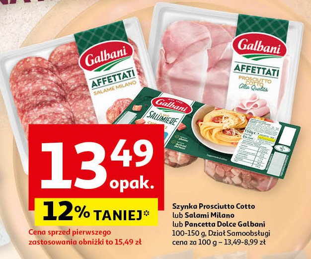 Salame milano Galbani promocja