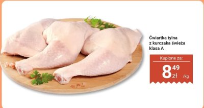 Ćwiartka tylna z kurczaka świeża klasa A promocja w Dino