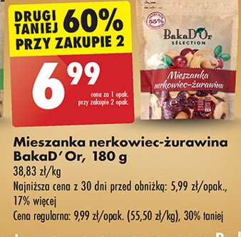 Mieszanka nerkowiec-żurawina Bakad'or promocja