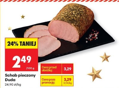 Schab pieczony Duda promocja w Biedronka