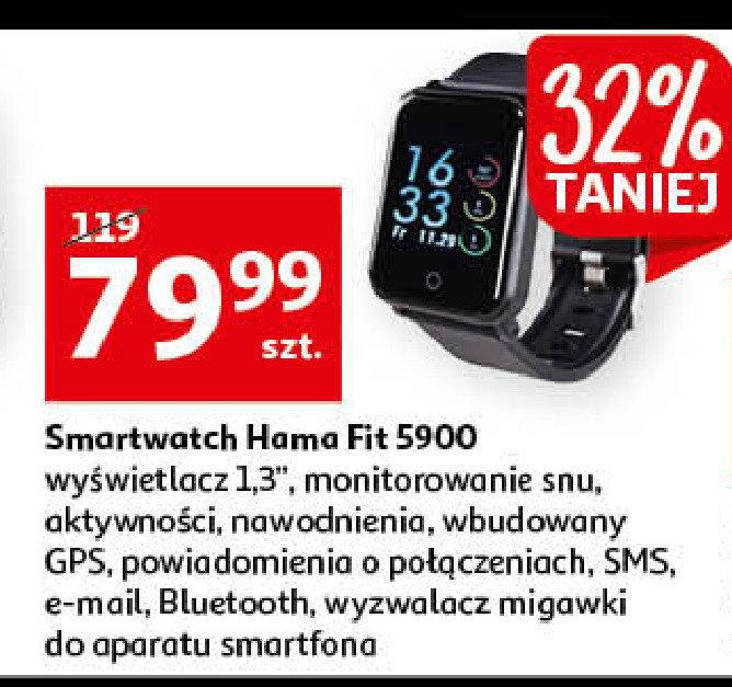 Smartwatch fit 5900 Hama promocja