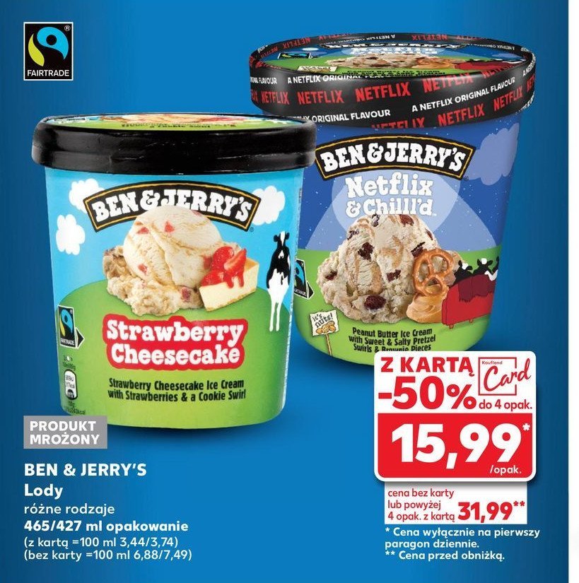 Lody netflix & chill Ben & jerry's promocja