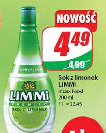 Sok z limonek LIMMI promocja