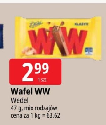 Wafel Wafel WW Wedel promocja w Leclerc