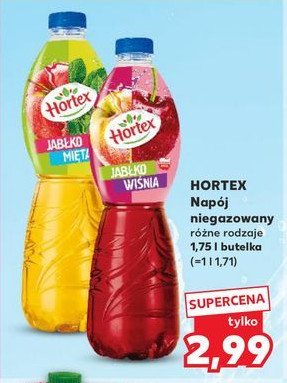 Napój jabłkowo-miętowy Hortex promocja w Kaufland