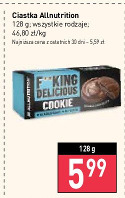 Ciastka z kremem czekoladowym Allnutrition promocja
