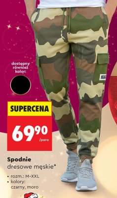 Spodnie dresowe męskie Jeep Spirit 1941 promocja w Biedronka
