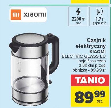 Czajnik glass kettle eu Xiaomi promocja