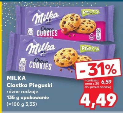 Ciastka Pieguski różne rodzaje promocja w Kaufland