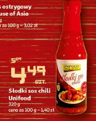 Sos słodki chilli Unifood promocja