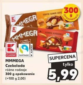 Czekolada toffee i orzechy K-classic promocja