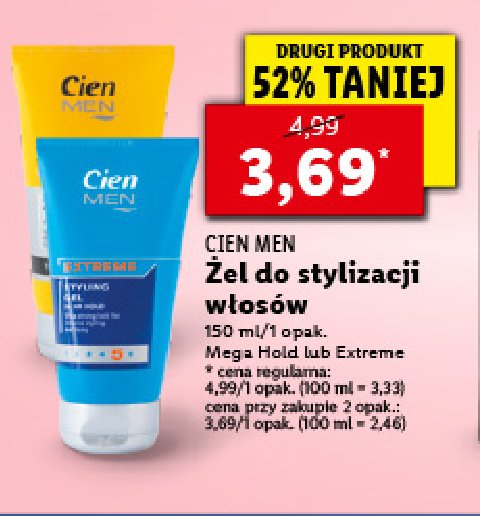 呕el do stylizacji extreme Cien men promocja