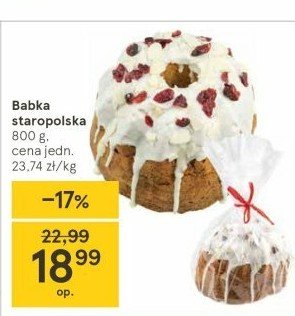Babka staropolska promocja