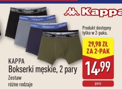 KAPPA bokserki męskie, 2 pary promocja w Aldi