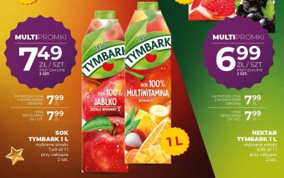 Sok Tymbark Multwitamina 1L promocja w Duży Ben