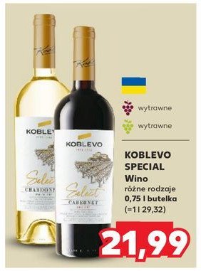 Wino KOBLEVO MERLOT promocja