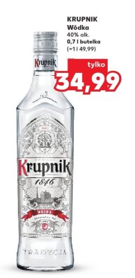 W贸dka Krupnik premium promocja w Kaufland