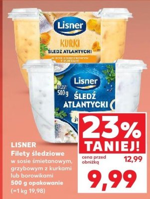 Filety śledziowe w sosie śmietanowym promocja w Kaufland