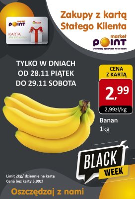 Banan promocja w Market Point