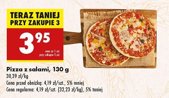 Pizza salami promocja