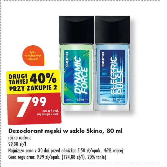 Dezodorant dynamic force Skino promocja