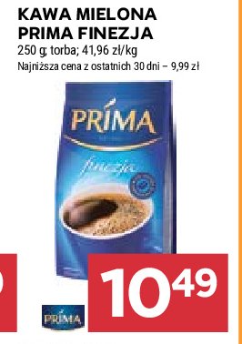 Kawa Prima Finezja promocja w Stokrotka