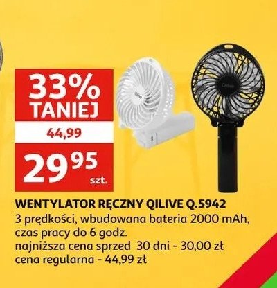 Wentylator q.5942 Qilive promocja