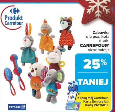 Zabawka dla psa, kota marki Carrefour, różne rodzaje -25% promocja w Carrefour