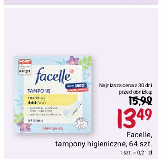 Tampony normal Facelle promocja