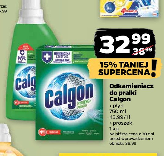 Płyn do czyszczenia pralki Calgon hygiene+ promocja