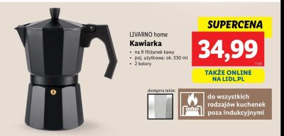 Kawiarka 330 ml LIVARNO HOME promocja
