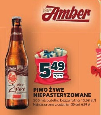 Piwo Żywe niepasteryzowane promocja w Stokrotka