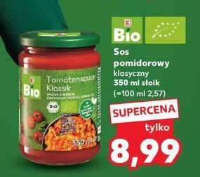 Sos pomidorowy K-classic bio promocja w Kaufland