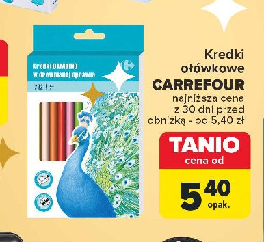 Kredki ołówkowe Carrefour promocja